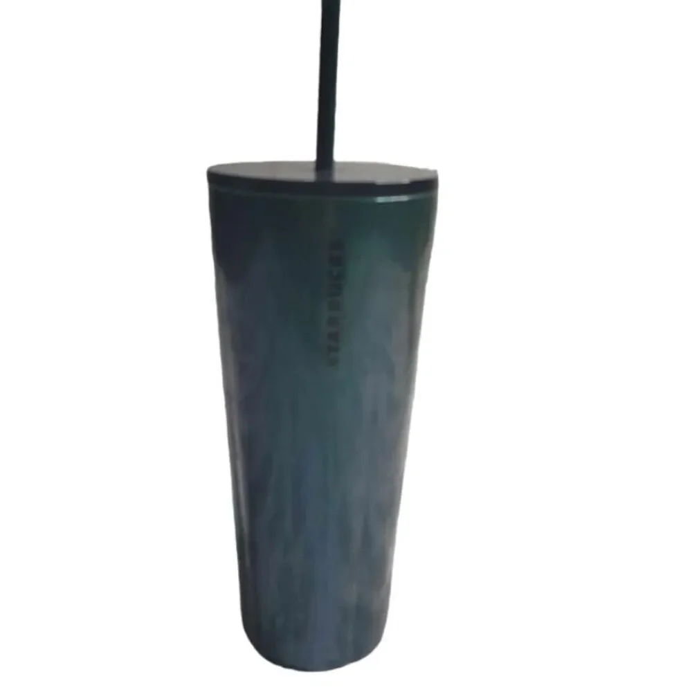 3240 Starbucks Sparkling Green Stainless‎ Tumbler 24oz